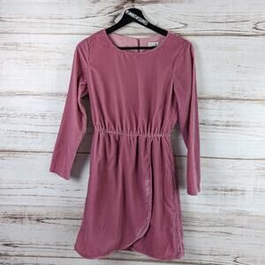 J. Crew Outlet Mauve Pink Velvet Dress sz 00